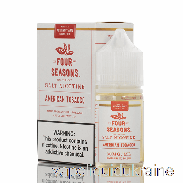 Vape Liquid Ukraine American Tobacco SALT - Four Seasons - 30mL 30mg